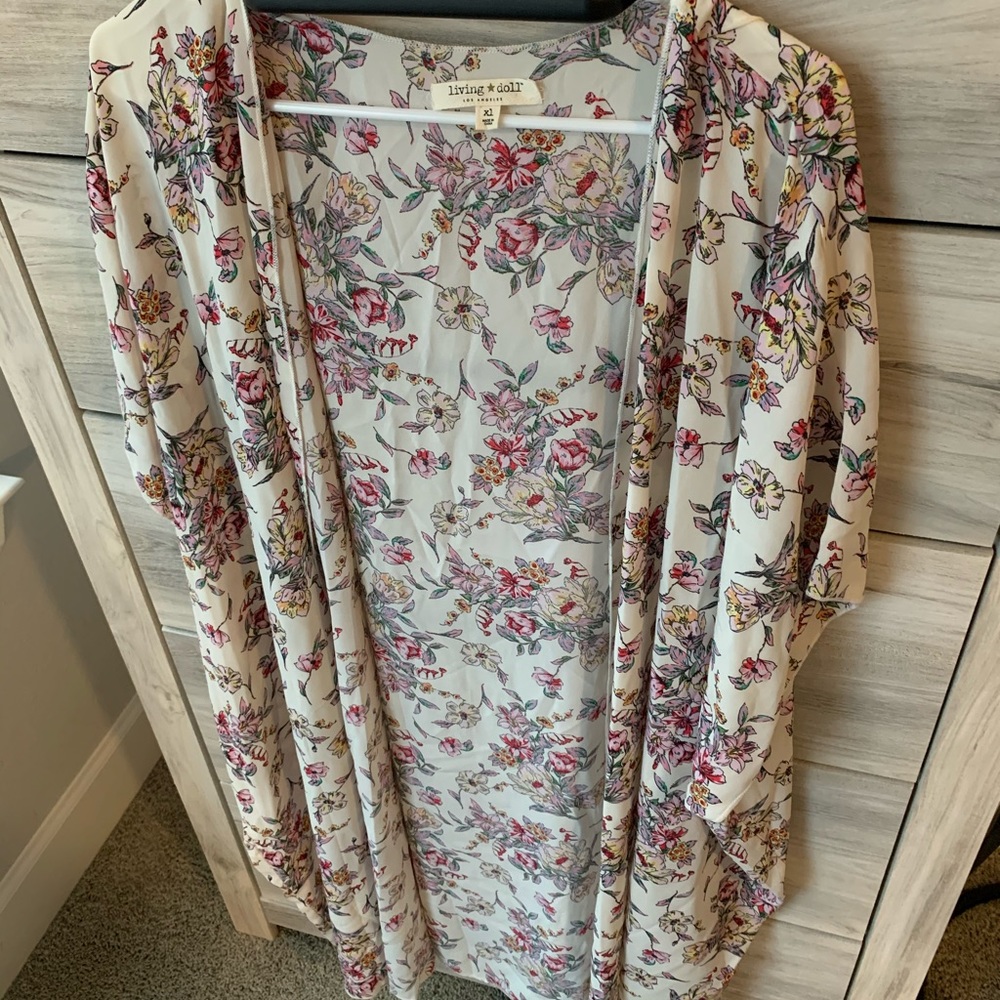 Floral Duster perfect addition to any outfit